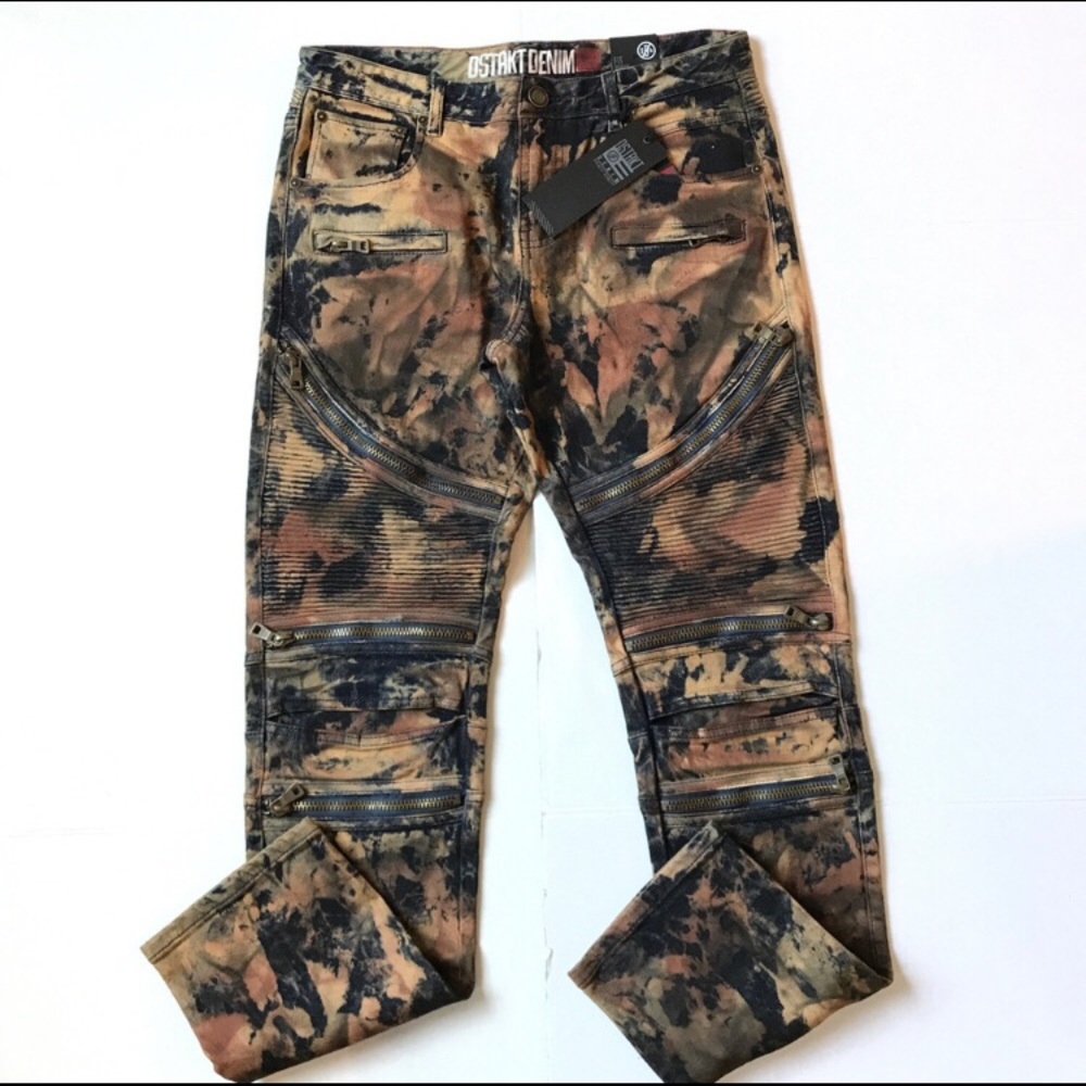Biker jeans